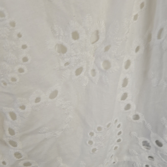 For All Man Kind White Eyelet Dress - Picture 3 of 6